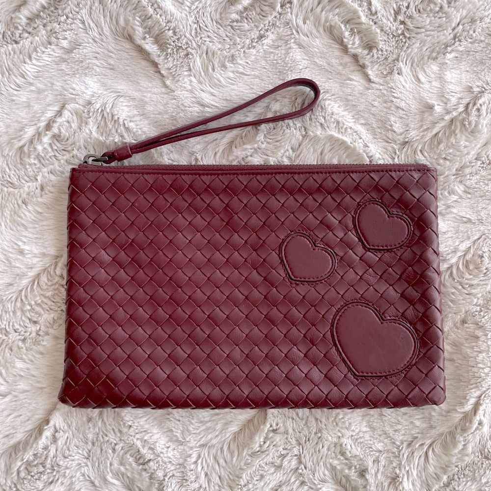 ❤️❤️Bottega Veneta woven wristlet pouch